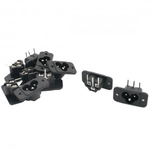 AC 250V 2.5A IEC320 C6 Socket Power Supply Adapter Converter 10Pcs
