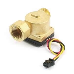 G1/2 Threaded Port 1-30L/min Water Flow Hall Effect Sensor Switch Flowmeter