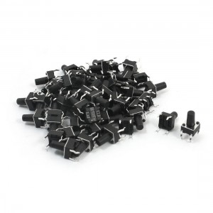 55Pcs Momentary Tact Tactile Push Button Switch 6x6x9.5mm 4-pin DIP