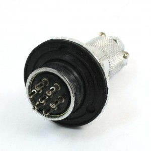P20 7 Core 20mm 7 Pin Stepper Motor Aviation Cable Connector Plug