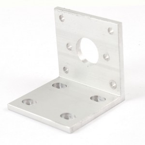 L Shape Aluminum Alloy DC Geared Motor Mount Holder Bracket for RS775 Machine