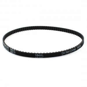 XL-184 92 Teeth 7.9mm Width Black Rubber Cogged Industrial Timing Belt 18.4"