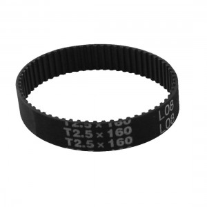 T2.5x160 64-Tooth 2.5mm Pitch 10mm Width Groove Timing Belt for Stepper Motor