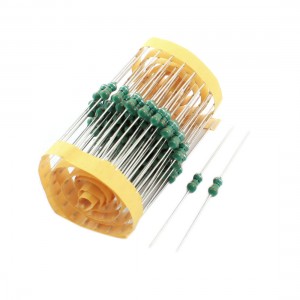 100pcs 330uH 4x10mm 1/2W 10% Tolerance Color Ring Inductors for PCB Board
