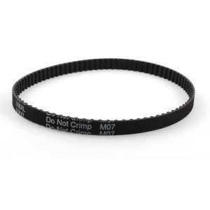 XL-168 84 Teeth 9.5mm Width Black Rubber Cogged Industrial Timing Belt 16.8"