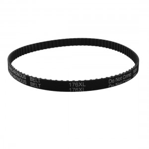 XL-176 88 Teeth 9.5mm Width Black Rubber Cogged Industrial Timing Belt 17.6"