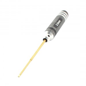 RC Plane Antislip Handle Hexagonal Titanium Steel Screwdriver 2mm x 175mm