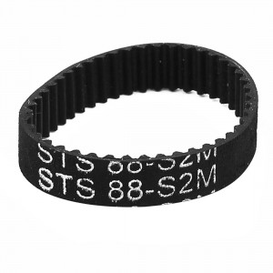 Table Saw S2M-88 44 Teeth 2mm Pitch 6mm Width Rubber Timing Belt Black