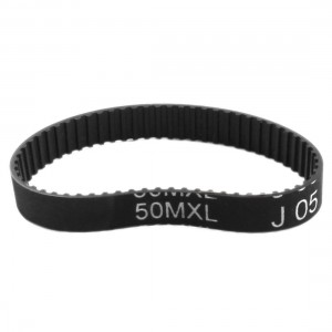 50MXL025 63-Teeth 1/4" Wide 2.032mm Pitch Black 3D Printer Cogged Timing Belt