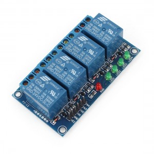 DIY Parts DC 24V 4-Channel Low Level Trigger Relay Module for MCU AVR