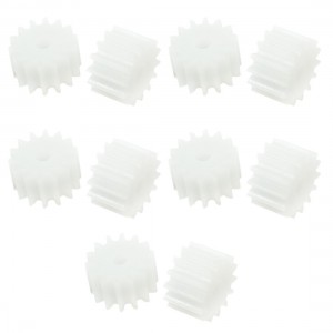 10 Pcs White Plastic 8 x 5mm Wheel Gears for RC Electrical Models