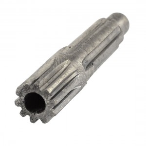 Electric Hammer Part Metal 12mm Dia Spline Shaft Gear 2.56" Length