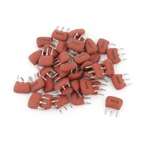 40 Pcs Radial Lead 3Pins Ceramic Filter Crystal Resonator 3MHz Frequency