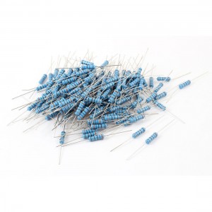 200Pcs 2W 1% Tolerance 3.6K Ohm Axial Lead Flameproof Metal Film Resistor