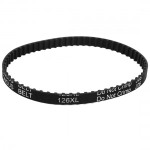 126XL 031 63 Teeth 7.9mm Width Rubber Drying Machine Timing Belt Black