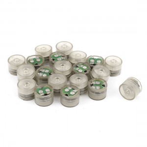 20 Pcs 3V-5V-6V-9V 16Ohm Clear Cylinder Shape Passive Electronic Buzzer 12mmx8mm