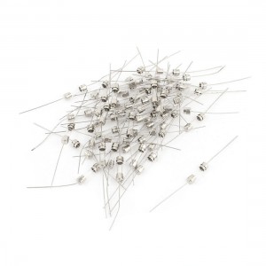 50 x Through Hole Axial Lead Slow Blow Glass Fuse Tube 5x20mm 250V 5A