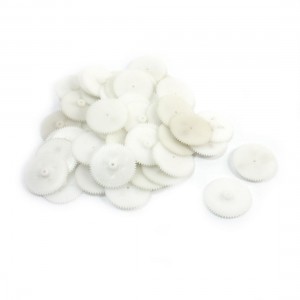 50 Pcs 29mmx2mm 56 Teeth Plastic Single Reduction Motor Gear for RC Airplane
