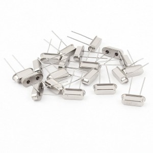 20 Pcs 12MHZ 12.000M HZ DIP Passive Quartz Crystal Oscillator Silver Tone HC-49S