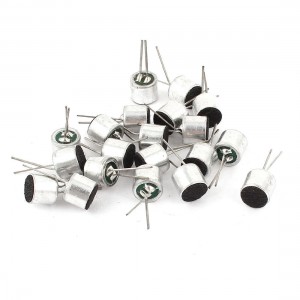 20 Pcs -50dB 2.2K Ohm 2Pins Stereo Uni-Directional Electret Condenser Microphone