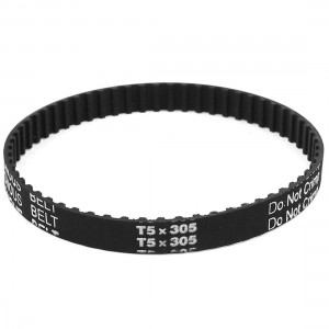 T5x305 61 Teeth 5mm Pitch Rubber Cogged Industrial Timing Belt 305mm