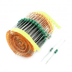 200Pcs Electronic Component 1/2W 470uH 10% Color Ring Inductors 4x10mm