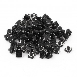 100 x SMD 4 Pins Push Button Momentary Tactile Switch 6x6x5mm