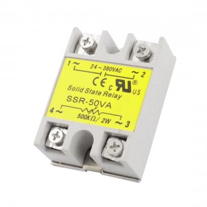 SSR-50VA AC 24-380V 50VA Metal Base Single Phase Solid Module State Relay