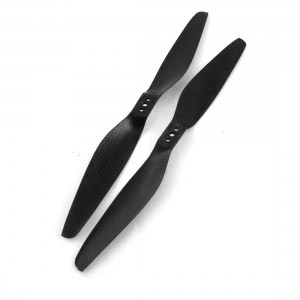 Pair T-Series 1055 10x5.5 Black Carbon Fiber CW/CCW Rotating Propeller