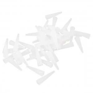 50 Pcs 3mm Bottom Dia Powder Coating Paint Tapered Stopper Plug Cap