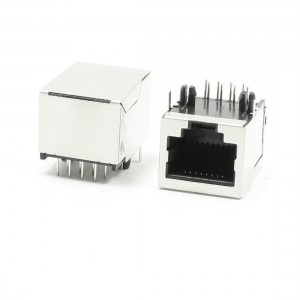 15 Pcs 8P8C Right Angle Pins RJ45 PCB Plug in Type Jacks Sockets 20mm Long