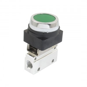 1/8" PT Thread Three Way Two Position Momentary Pneumatic Valve MOV-321PP