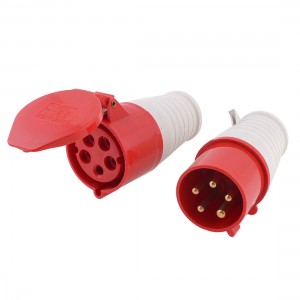 220V/380V 3P+N+E Poles Industrial Socket Connector ZZ-225