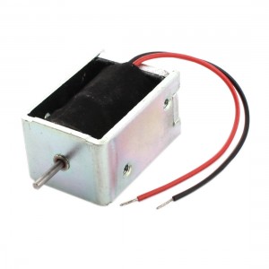 DC 32V 10g Force 1mm Stroke Linear Push Pull Type Solenoid Electromagnet