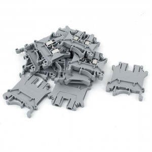 10 x UK3N 0 2 2 5MM2 Wire Guide Rail Terminal Block Gray 800V 32A