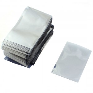 500 x Clear Gray Open Top Anti-static Shielding Bags 8cmx12cm for PCB Board