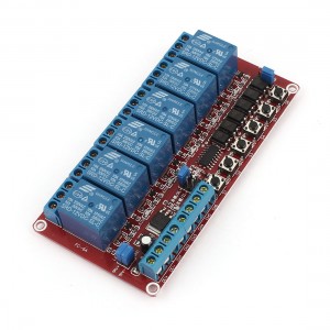 DC 12V 6 Channel Self-lock Interlock Triggered Relay Module for PIC Arduino