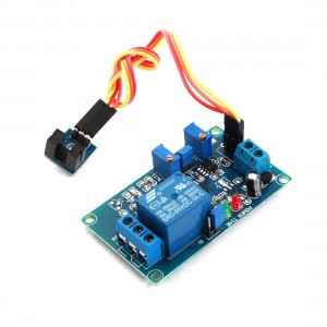 DC5V 1CH Slotted Optical Coupler Covered Trigger Time Delay Relay Module Blue