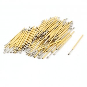 100Pcs PL75-Q2 1.3mm 4-Point Crown Tip Spring PCB Testing Contact Probes Pin