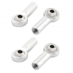 4Pcs Silver Tone Metal Rod End Spherical Brass Ball Joints 2x4x15mm for RC Car