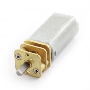 DC 12V 300RPM Output 13mm Gearbox Soldering 2Pin Geared Box Speed Reduce Motor