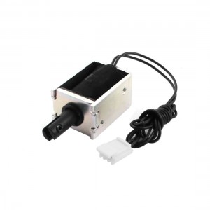 4mm 1000g Stroke Open Frame Pull DC Solenoid Electromagnet 18V 1.5A 27W