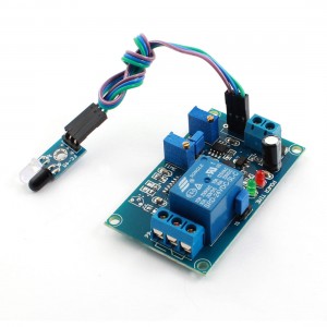 0-20S 1CH Infrared Sensor Delay Relay PCB Circuit Module Green DC24V