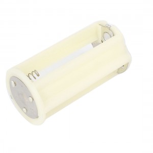 Parallel Connection Round Battery Holder Container for 3 x 1.5 V AAA Batteries