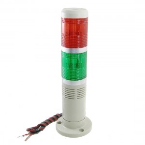24V Industrial Red Green LED Signal Tower Lamp Flash Warning Stack Light Nevjn