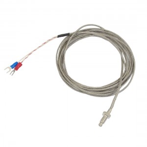 0-400C 6mm Thread 2 Pins 3 Meter Thermocouple Temperature Sensor