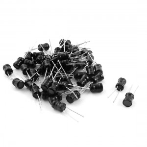 50Pcs Through Hole 47mH 50mA 6x8mm 10% Radial Lead Inductor