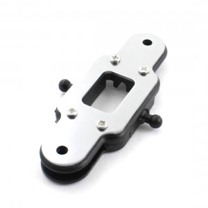 FQ777-603 RC Helicopter Part Black Plastic Lower Rotor Blade Propeller Clamp