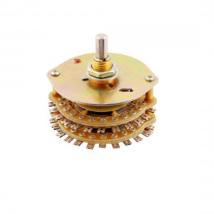 6mm Dia Shaft 2P16T 2 Pole 16 Position Band Channel Selector Rotary Switch