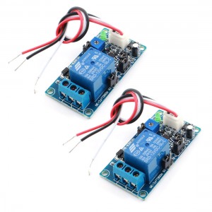 2Pcs DC 12V 1 Channel Power OFF Time Delay Relay PCB Circuit Module for Car